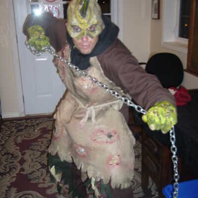 Photograph, Robbie Lavoie (Northern Screams), in costume for 2011 Terror Train.