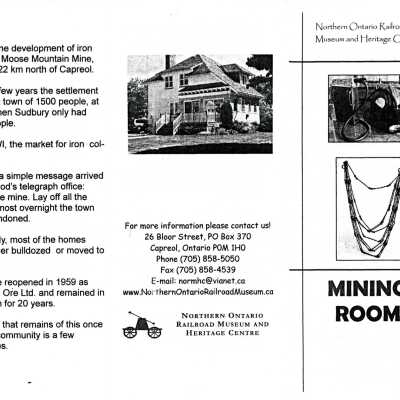 Document, NORMHC Mining Room.