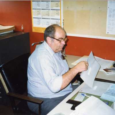 Photograph, George Gill, Last Days of Capreol Dispatching Office, October 1986.