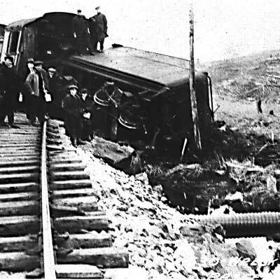 Photograph, BANC Derailment.