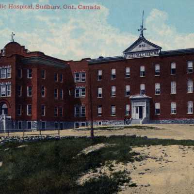 Photograph, Postcard, St. Joseph Catholic Hospital, Sudbury, Ontario.