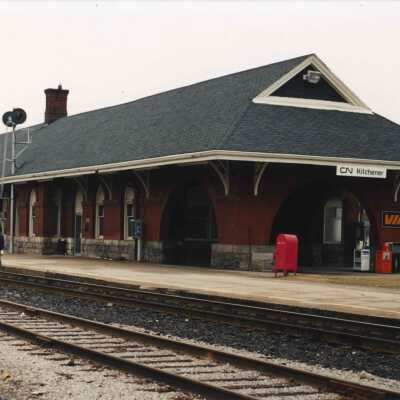 Photograph, CNR Station, Kitchener, Ontario.