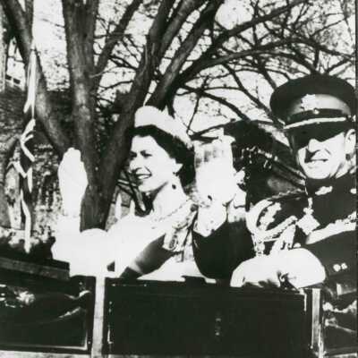Photograph, Queen Elizabeth II, Prince Philip, Royal Visit.