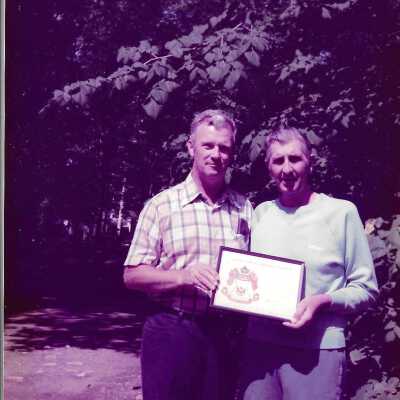 Photograph - Don and Bill Ouellet 1984