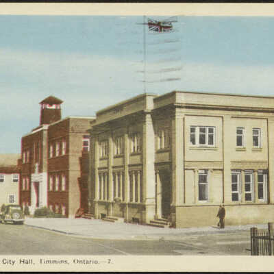 Photograph, Post Office, City Hall, Timmins, Ontario.
