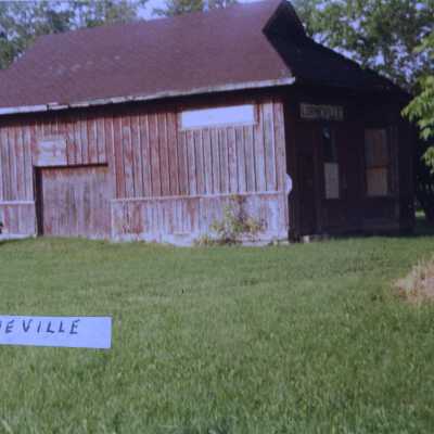 Photograph, CNR Station at Lorneville, Ontario.