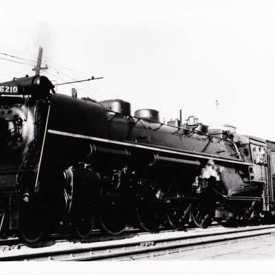Photograph, CNR Steam Engine 6210