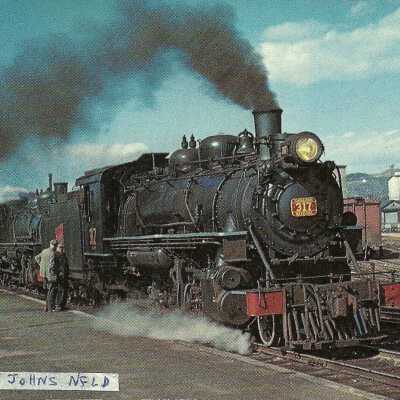 Photograph, CNR Locomotive 317, St. Johns, Newfoundland.