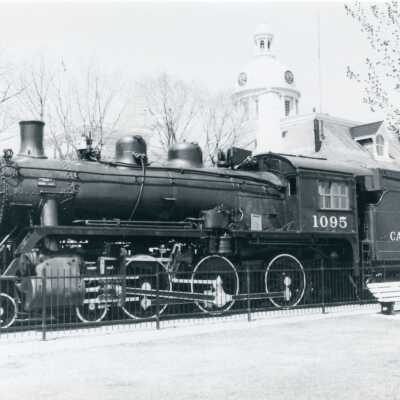 Photograph, CPR D10 On Display at Kingston, Ontario, April 20, 1979.