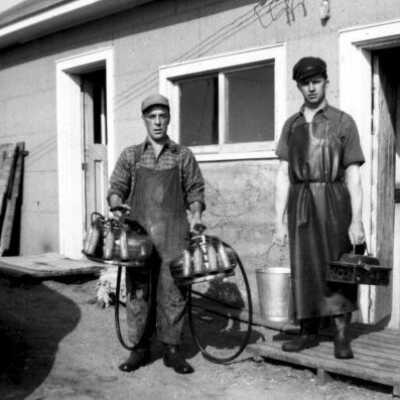 Photograph, Capreol Dairy, Bertrand Family.