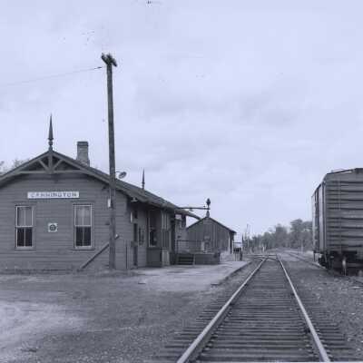 Photograph, CNR Station at Cannington, Ontario.
