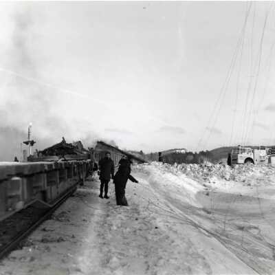 Photograph, Ontario Provincial Police, CPR Wreck Photographs.