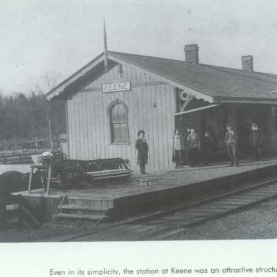Photograph, CNR Station at Keene, Ontario.