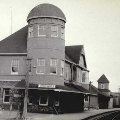 Photograph, CNR Station at Bridgewater, Nova Scotia.