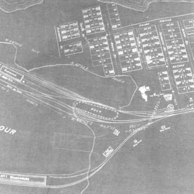 Photograph, Plans for the Development of Depot Harbour by Canada Atlantic Railway