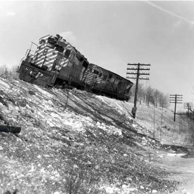 Photograph, Ontario Provincial Police, CPR Wreck Photographs.
