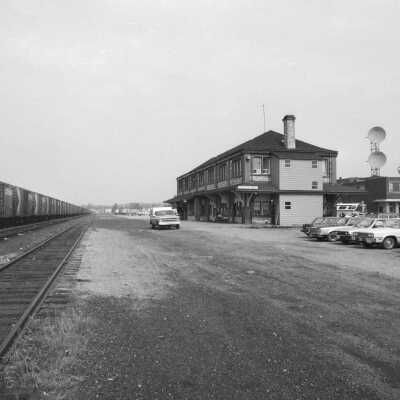 Photograph, North Bay CPR Station.