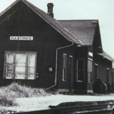 Photograph, CNR Station at Hastings, Ontario.