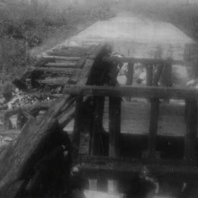 The Canadian National Railway's Burnt Bridge