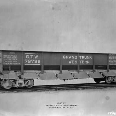 Photograph, Grand Trunk Western Freight service car.
