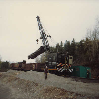 Photograph, Train Derailment, 1988, Set of 175 Pictures.