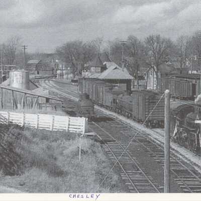 Photograph, CNR Station, Chesley, Ontario, Canada.