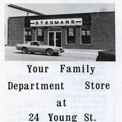 Photograph, Stedman's, Capreol, Ontario.