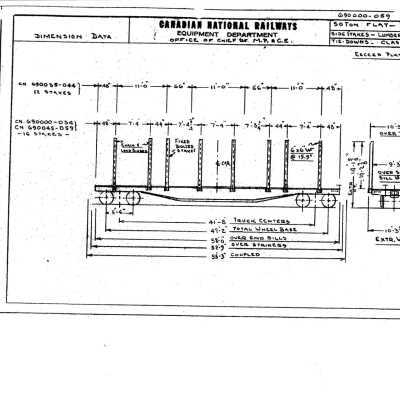Document, Rolling Stock Plan, Canadian National Railway, CN690000-059.