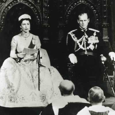 Photograph, Queen Elizabeth II, Prince Philip, Royal Visit.