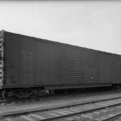 Photograph, Grand Trunk Western Railway, box car 591043.