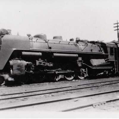 Photograph, CNR Steam Engine 6214