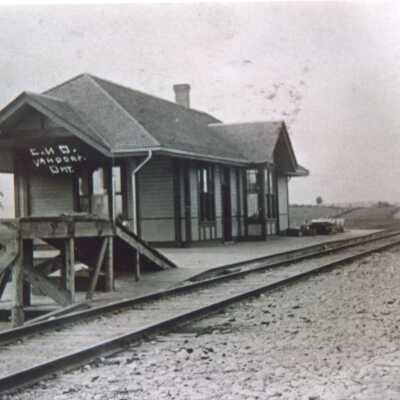 Photograph, CNR Vandorf Station, Vandorf, Ontario.