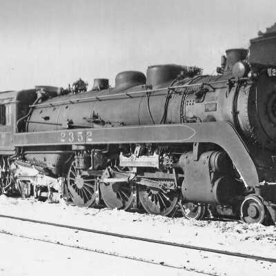 Photograph, Canadian Pacific Steam Engine 2352.