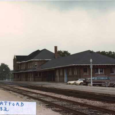 Photograph, CNR Station, Stratford, Ontario.