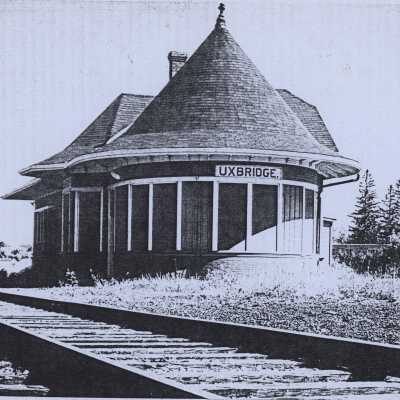 Photograph, CNR Station at Uxbridge, Ontario.