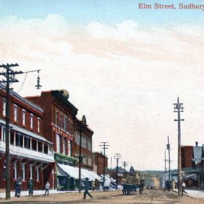 Photograph, Elm Street, Balmoral Hotel, Sudbury, Ontario.