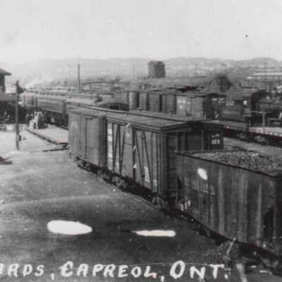 Photograph, CNR Yards, Capreol, Ontario.