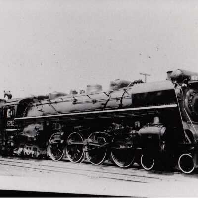Photograph, CNR Steam Engine 6212