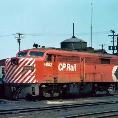 Photograph, Canadian Pacific Engine 4082