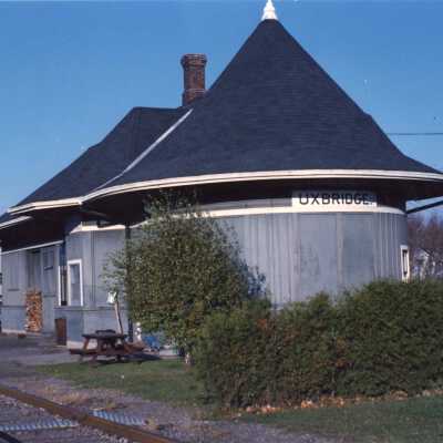 Photograph, CNR Station at Uxbridge, Ontario.