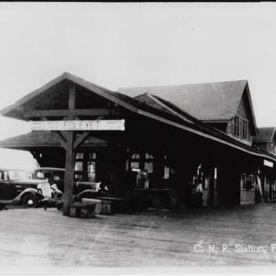 Photograph - C.N.R. Station, Foleyet, Ont.
