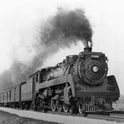 Photograph, Canadian Pacific Steam Engine