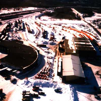 Photograph, CNR Yard, Roundhouse, Capreol, Ontario