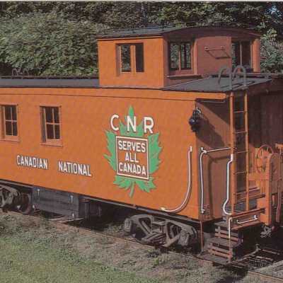 Photograph, CNR Caboose 78491.