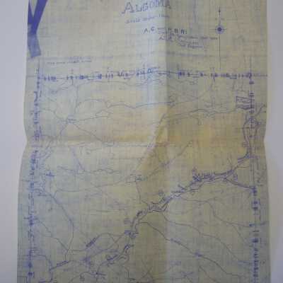 Map - Township 25 Range XII, Algoma