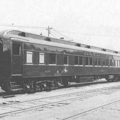 Photograph, CPR Passenger Car 6206.