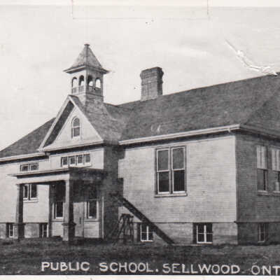 Photograph- "Public School. Sellwood Ont."