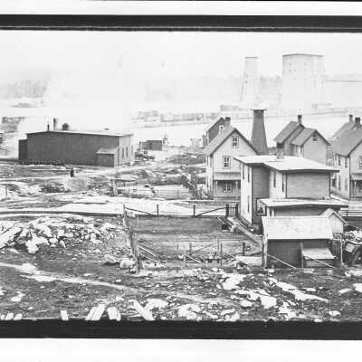 Photograph of the town of Depot Harbour