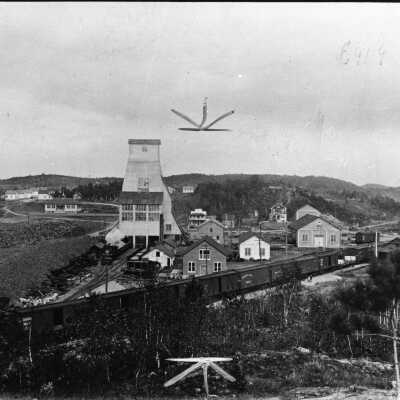 Photograph, Worthington Mine, Royal Ontario Nickel Commission, 1917, Soo Branch.