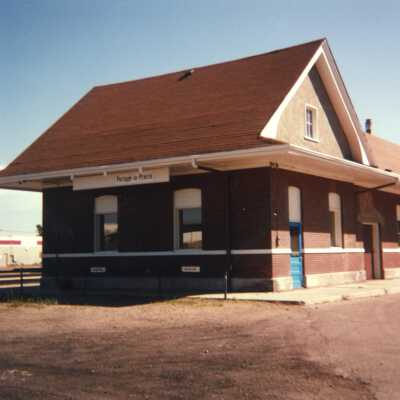 Photograph, CNR Station at Port au Prairie